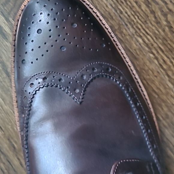 Gordon Rush Wingtip Leather Dress Shoes, 15 - Picture 3 of 5